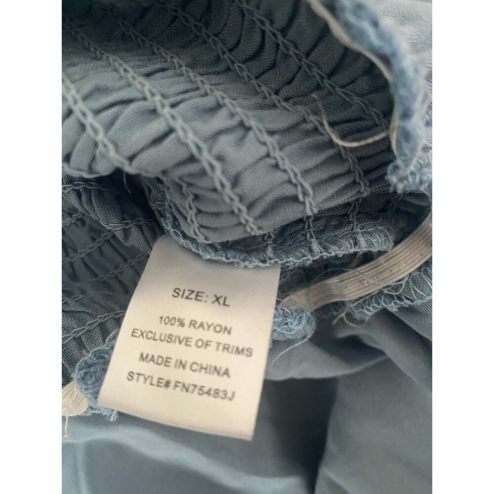 Fashion Nova Count In You Romper Womens XL Blue NEW - Picture 9 of 9